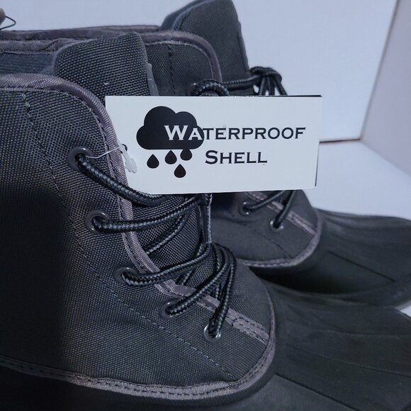 POLAR ARMOR MEN'S COLD WEATHER BLAST DUCK BOOTS- WATERPROOF -GREY-SIZE 12 - Picture 8 of 10